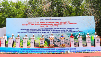 Bình Phước khởi công 02 dự án thành phần thuộc tuyến cao tốc Gia Nghĩa - Chơn Thành